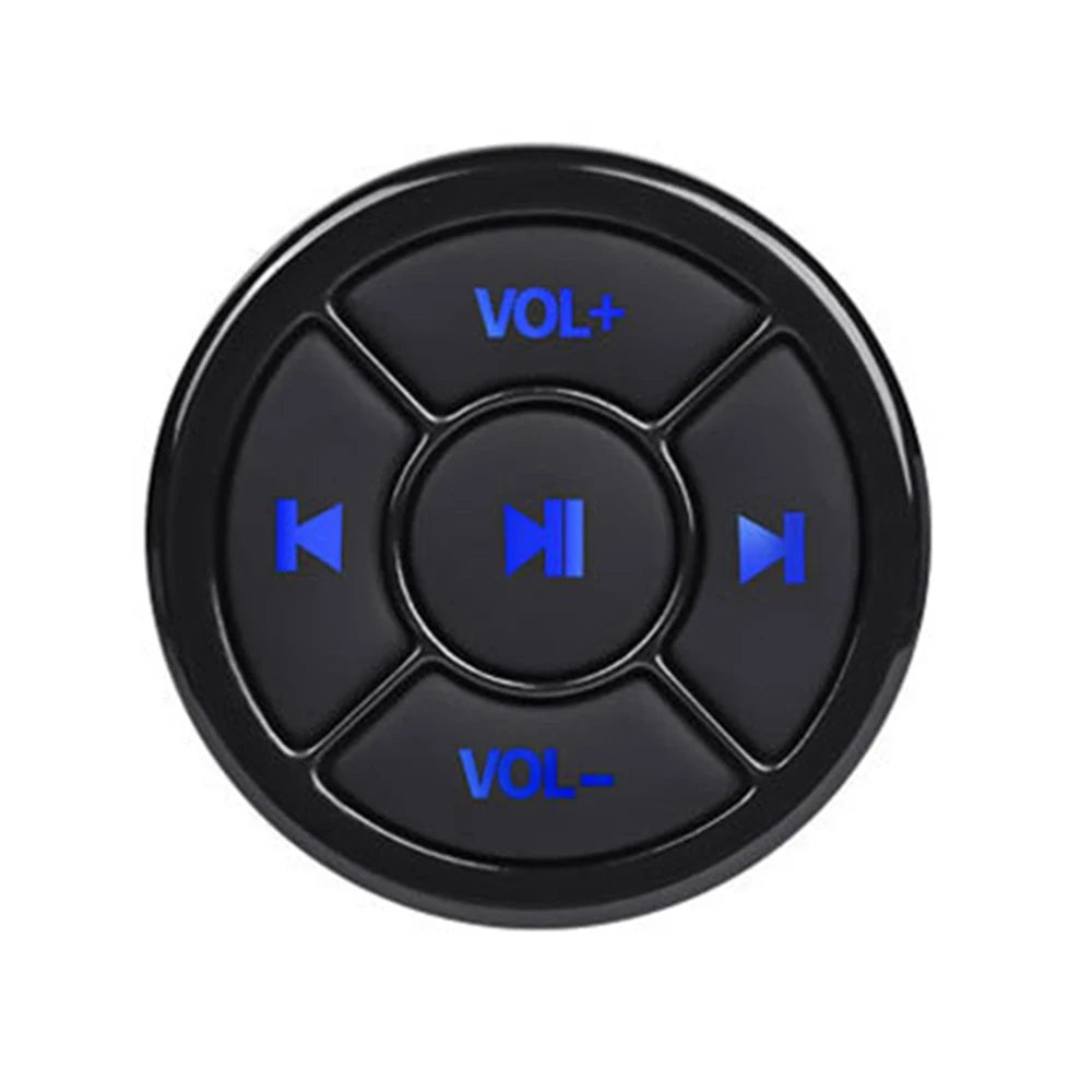 Wireless Bluetooth 5.0 Remote Controller Media Button Car Motorcycle Bike Steering Wheel Music Play for IOS Android Phone Tablet